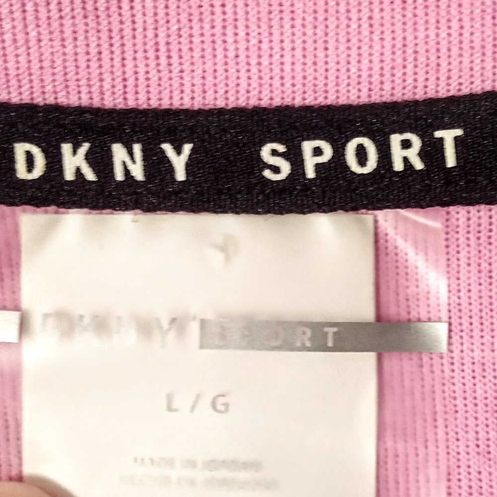 DKNY Sport Color Block 1/2 Zip Pullover Sweater - Picture 6 of 8